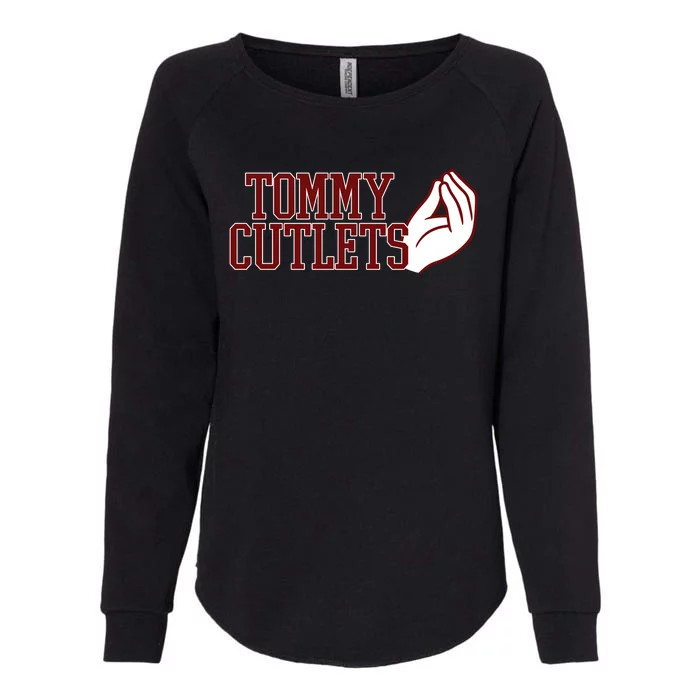 Tommy Cutlets Football Quarterback Italian Hand Womens California Wash Sweatshirt