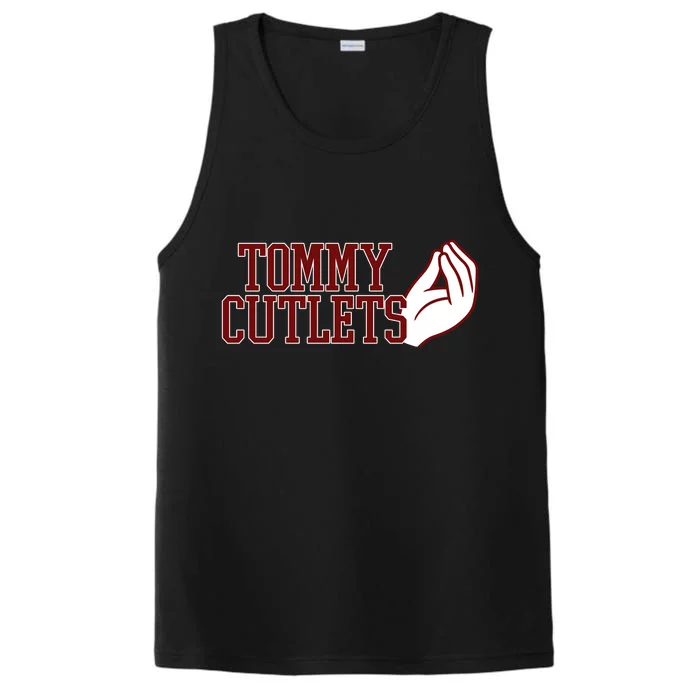 Tommy Cutlets Football Quarterback Italian Hand Performance Tank