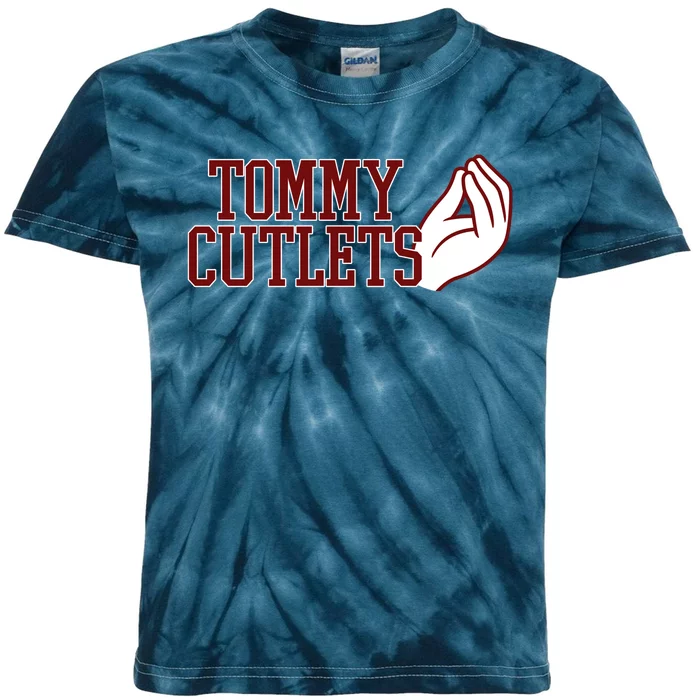 Tommy Cutlets Football Quarterback Italian Hand Kids Tie-Dye T-Shirt