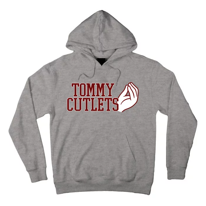 Tommy Cutlets Football Quarterback Italian Hand Tall Hoodie