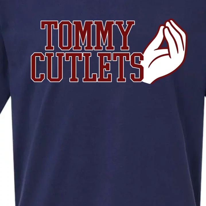 Tommy Cutlets Football Quarterback Italian Hand Sueded Cloud Jersey T-Shirt