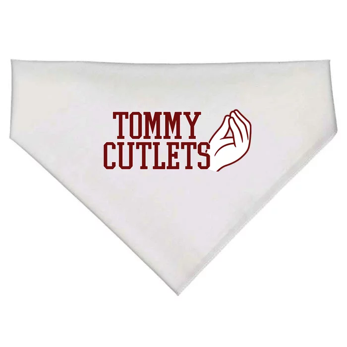 Tommy Cutlets Football Quarterback Italian Hand USA-Made Doggie Bandana