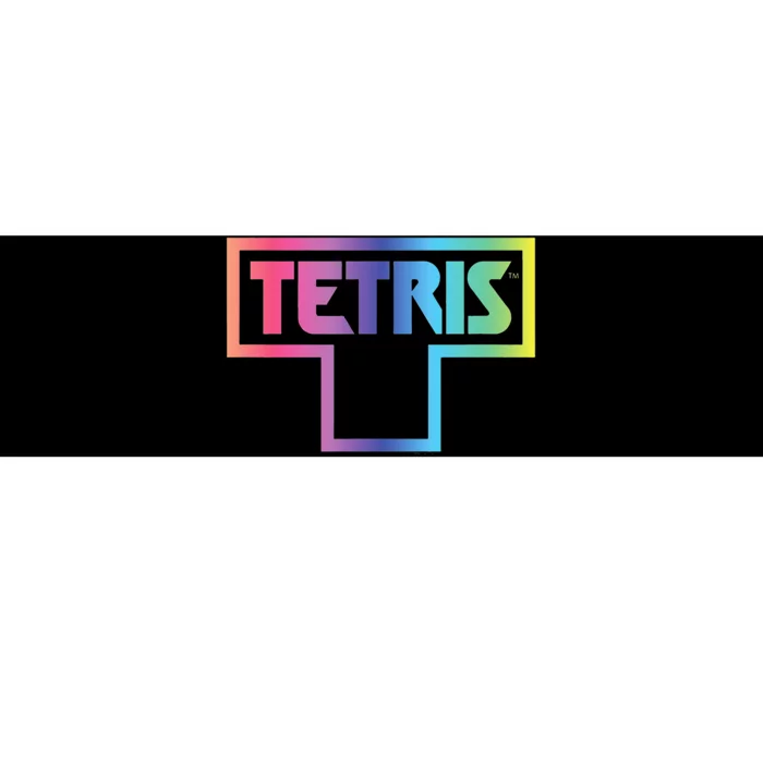 Tetris Color Fade Logo Bumper Sticker