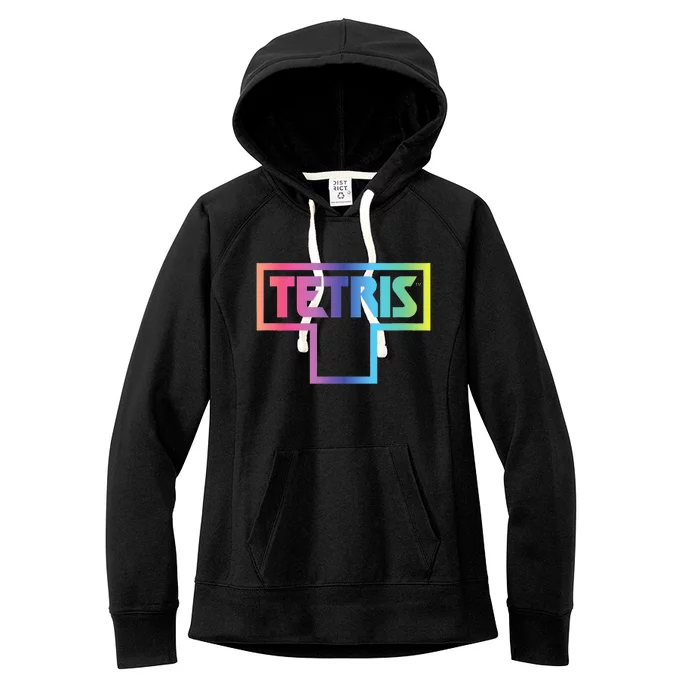 Tetris Color Fade Logo Women's Fleece Hoodie