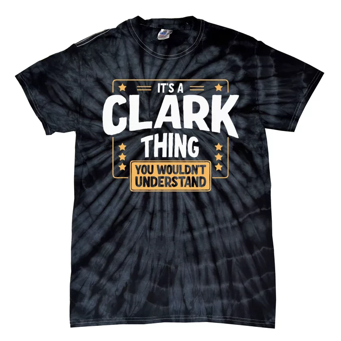 Team Clark Family Member Tie-Dye T-Shirt