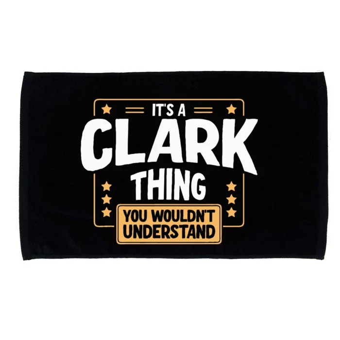 Team Clark Family Member Microfiber Hand Towel