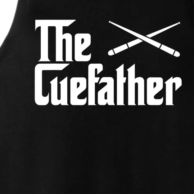 The Cue Father Funny Pool Billiards Player Gift Ladies Tri-Blend Wicking Tank