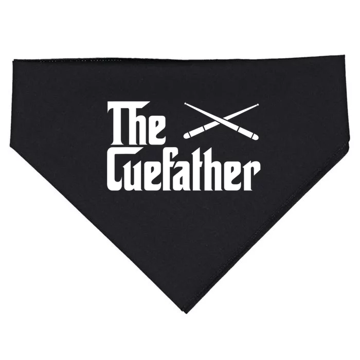 The Cue Father Funny Pool Billiards Player Gift USA-Made Doggie Bandana