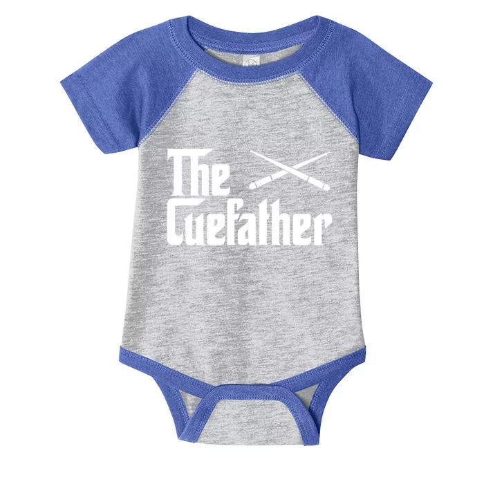 The Cue Father Funny Pool Billiards Player Gift Infant Baby Jersey Bodysuit