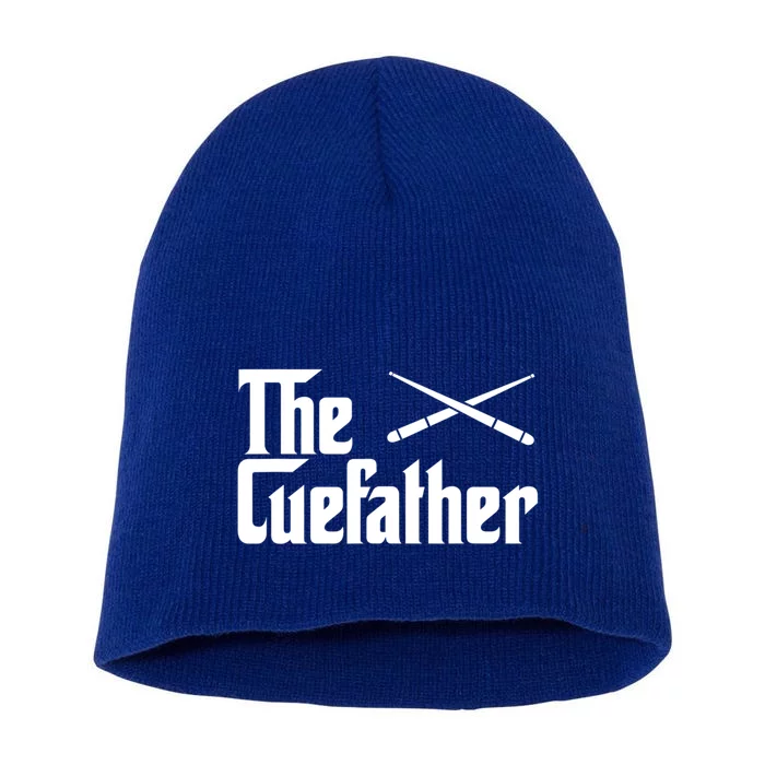 The Cue Father Funny Pool Billiards Player Gift Short Acrylic Beanie