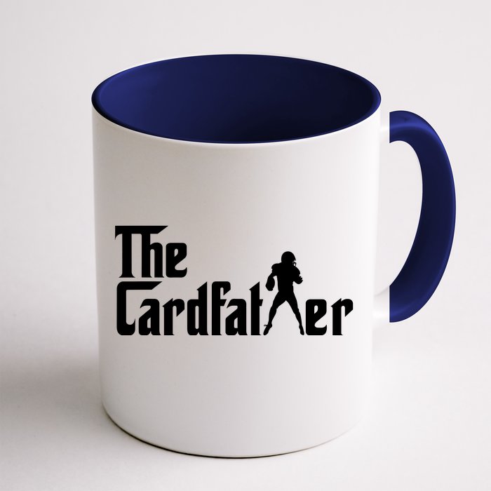 The Cardfather Funny Football Card Collector Trading Cards Front & Back Coffee Mug