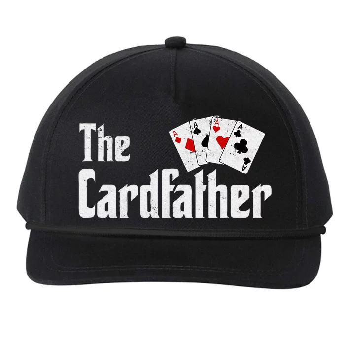 The Card Father Poker Game Cards Snapback Five-Panel Rope Hat