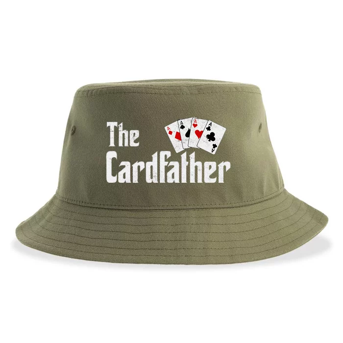 The Card Father Poker Game Cards Sustainable Bucket Hat