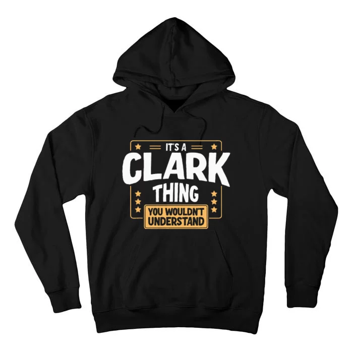 Team Clark Family Member Tall Hoodie