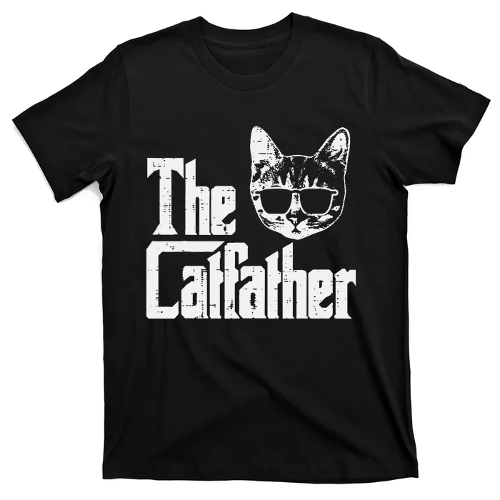 The Cat Father Funny Cat Dad Movie Pun Papa T-Shirt