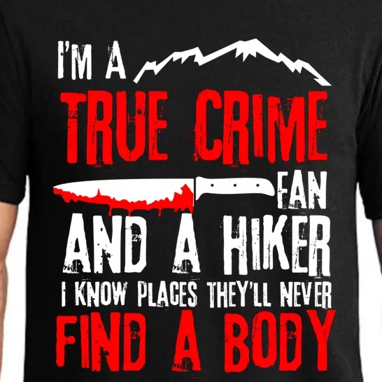 True Crime Fan Funny Gift Pajama Set