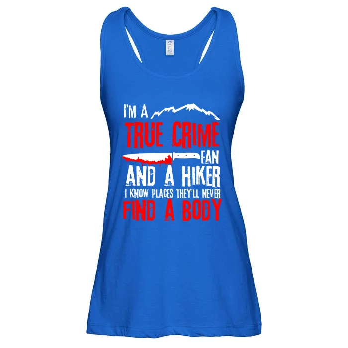 True Crime Fan Funny Gift Ladies Essential Flowy Tank