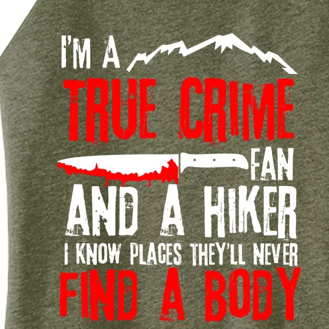 True Crime Fan Funny Gift Women’s Perfect Tri Rocker Tank