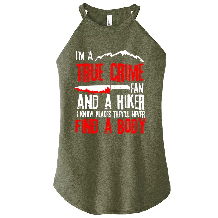 True Crime Fan Funny Gift Women’s Perfect Tri Rocker Tank