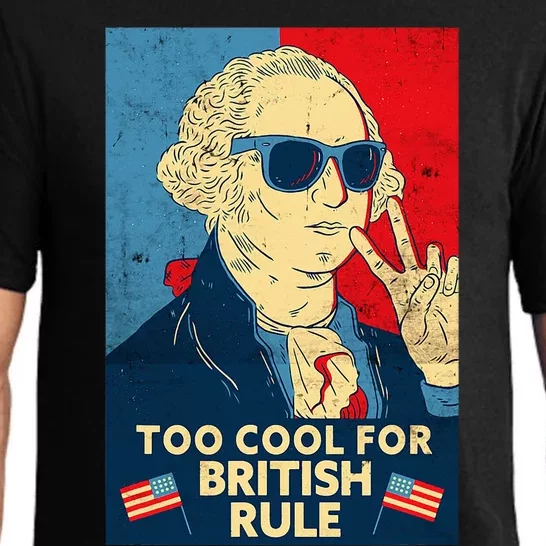 Too Cool For British Rule George Washington Pajama Set