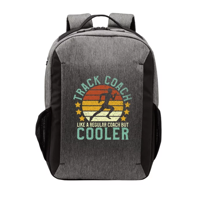 Track Coach | Funny Track and Field Running Coach Gift Vector Backpack