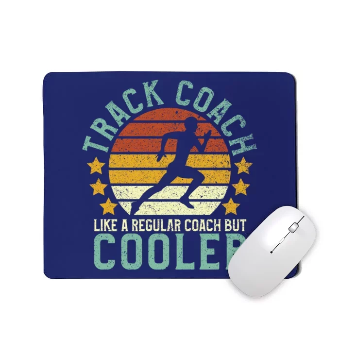 Track Coach | Funny Track and Field Running Coach Gift Mousepad