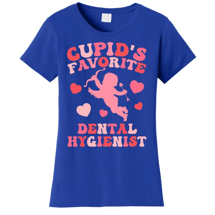 Tooth Cupids Favorite Dental Hygienist Valentine's Dentist Gift Women's T-Shirt