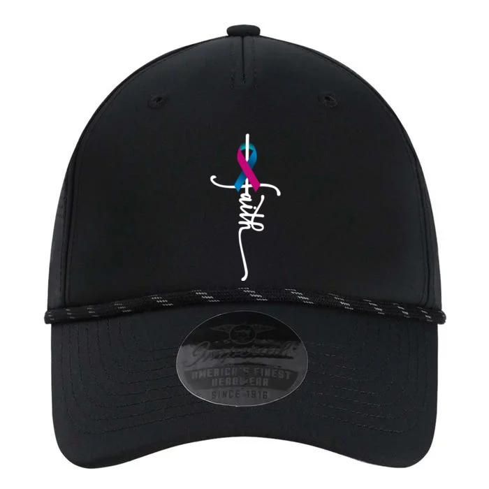 Thyroid Cancer Faith Thyroid Cancer Awareness Support Cool Gift Performance The Dyno Cap