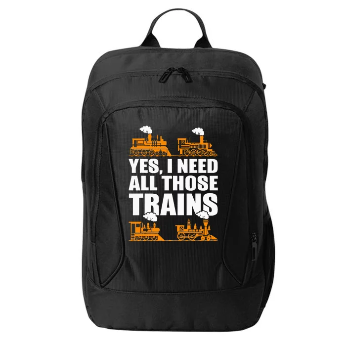 Train Collector Funny Model Train City Backpack