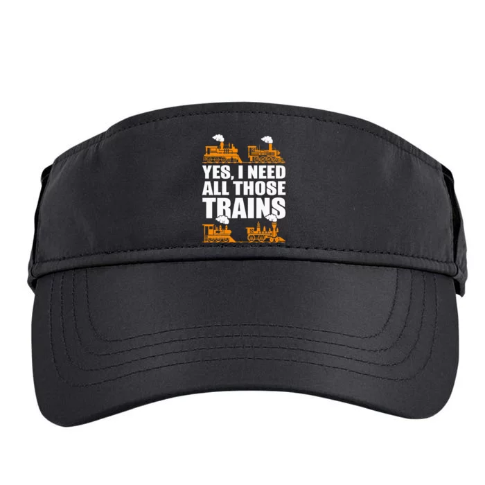 Train Collector Funny Model Train Adult Drive Performance Visor