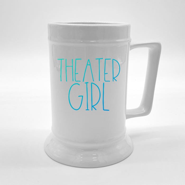 Theatre Cute Gift Broadway Musical Fan Christmas Gift Cute Funny Gift Front & Back Beer Stein