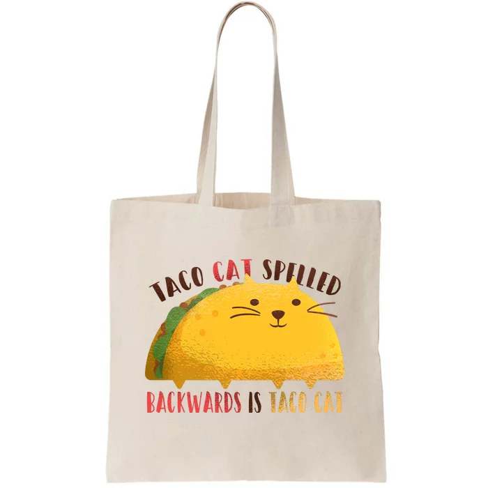 Taco Cat Graphic Tote Bag