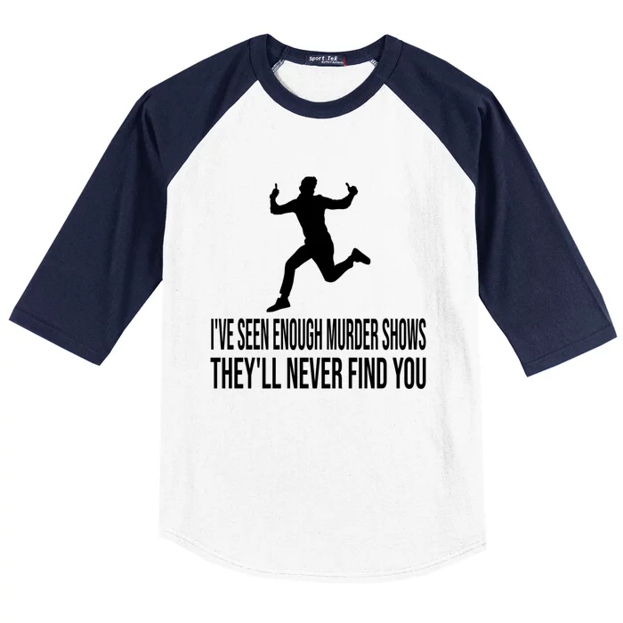 True Crime Gift Baseball Sleeve Shirt