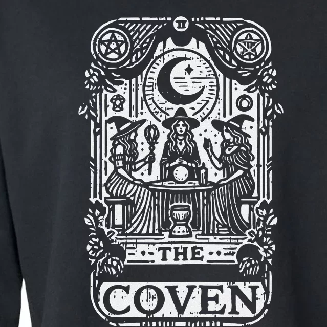 The Coven Gothic Wedding Wife Mrs Fiancee Engaged Couple Cropped Pullover Crew