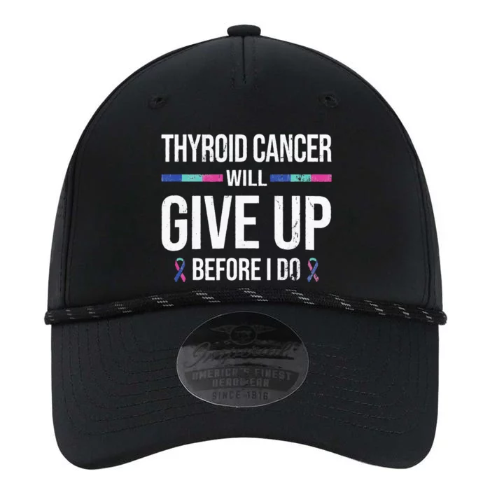 Thyroid Cancer Give Up Before I Do Thyroid Cancer Awareness Performance The Dyno Cap