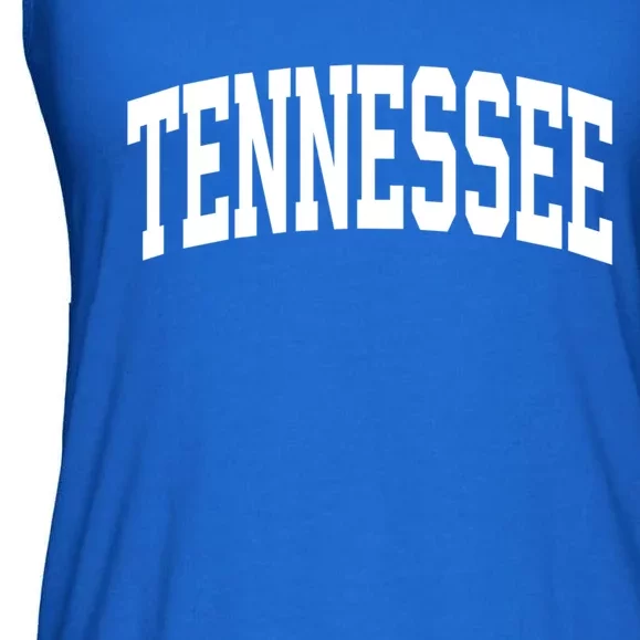 Tennessee Crewneck Gift Sports College Style State Usa Ladies Essential Flowy Tank