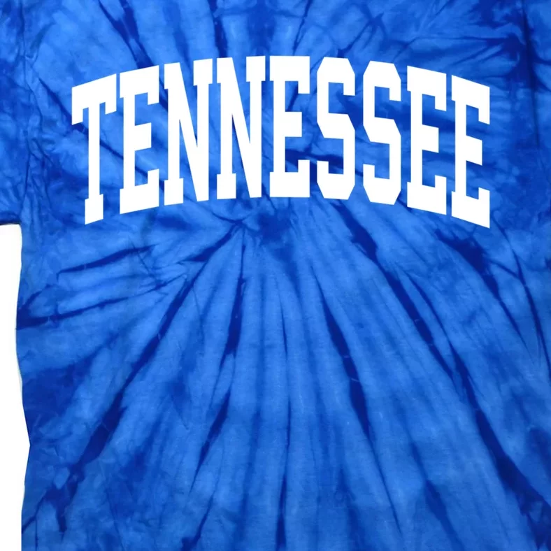 Tennessee Crewneck Gift Sports College Style State Usa Tie-Dye T-Shirt