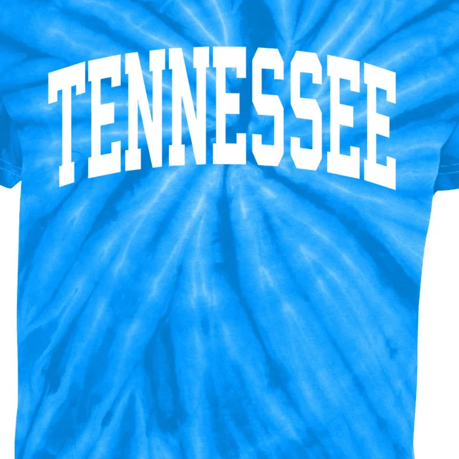 Tennessee Crewneck Gift Sports College Style State Usa Kids Tie-Dye T-Shirt