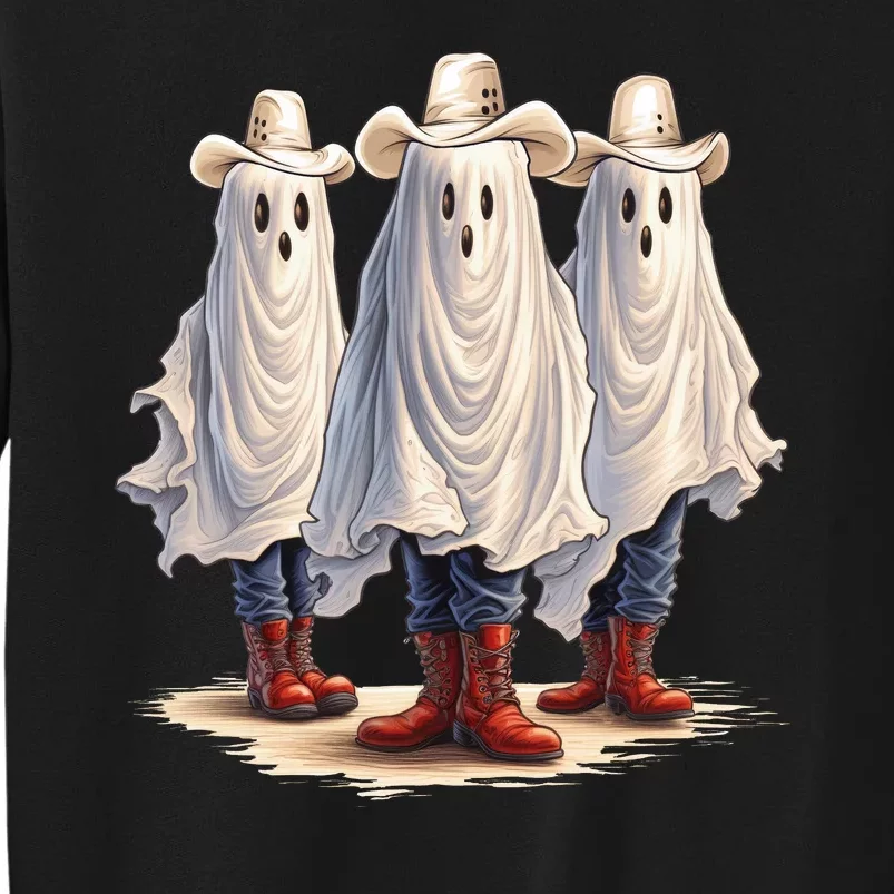 Three Cowboy Ghosts Tall Sweatshirt