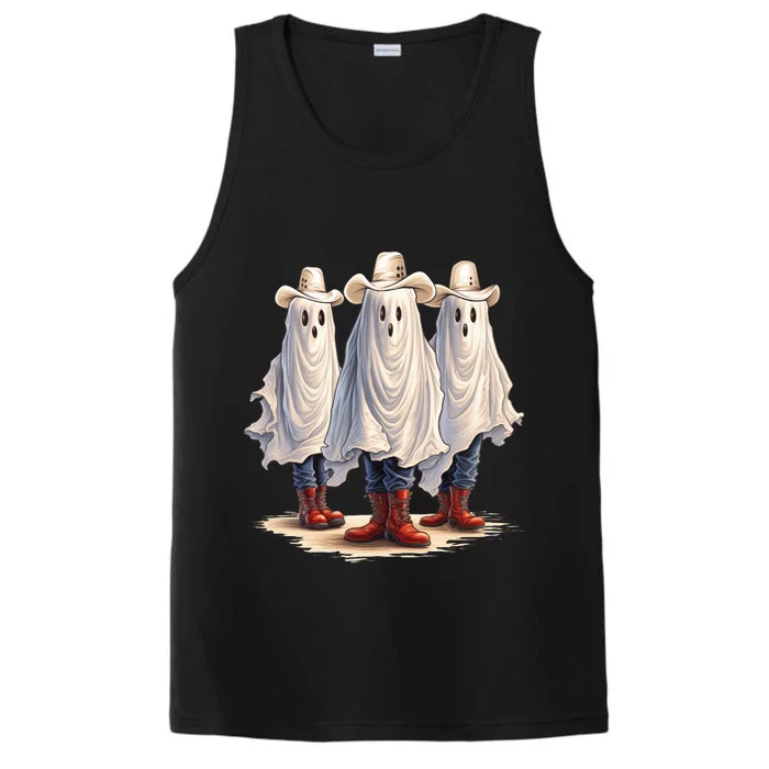 Three Cowboy Ghosts Performance Tank