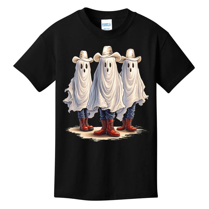 Three Cowboy Ghosts Kids T-Shirt