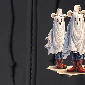 Three Cowboy Ghosts Full Zip Hoodie