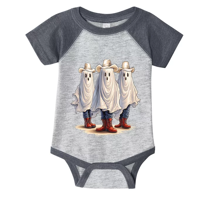 Three Cowboy Ghosts Infant Baby Jersey Bodysuit