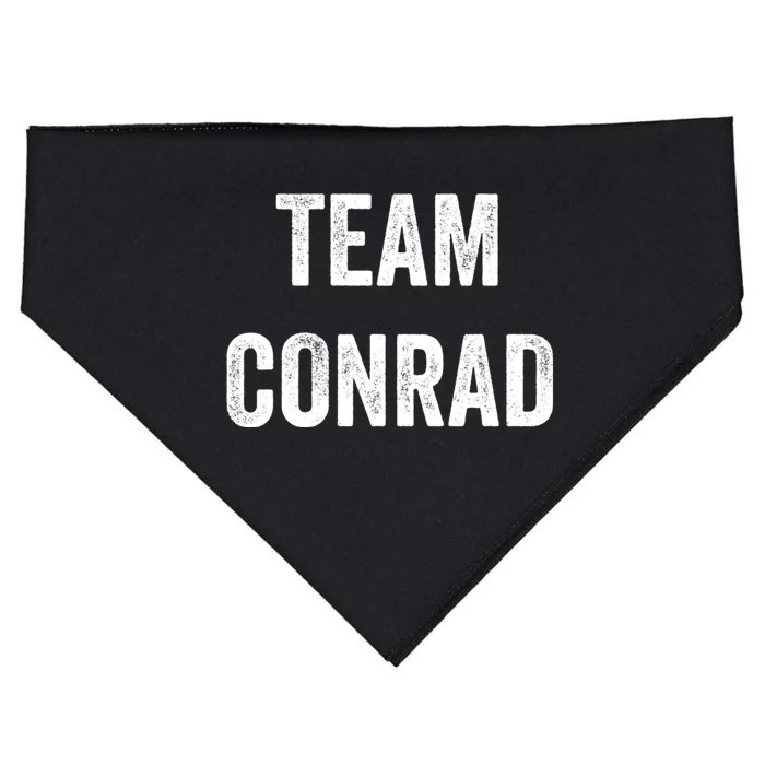 Team Conrad Go Conrad Supporter Cheer Fan USA-Made Doggie Bandana