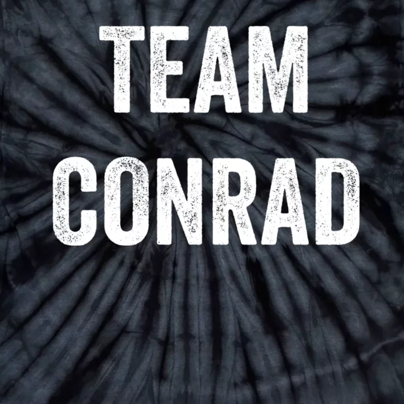 Team Conrad Go Conrad Supporter Cheer Fan Tie-Dye T-Shirt