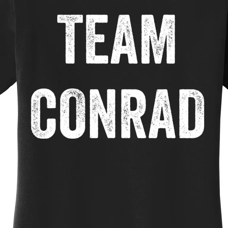 Team Conrad Go Conrad Supporter Cheer Fan Women's T-Shirt