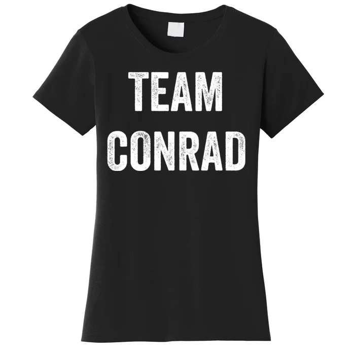 Team Conrad Go Conrad Supporter Cheer Fan Women's T-Shirt