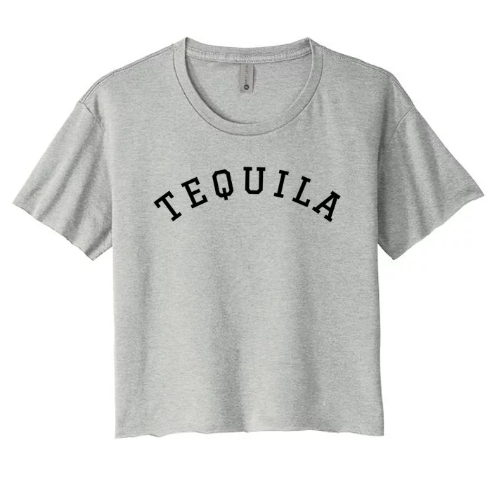 Tequila Cool Gift Women's Crop Top Tee