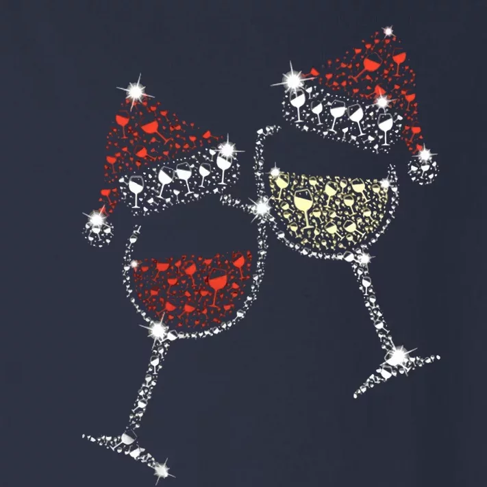 Two Cheering Glasses Of Wine Special Christmas Edition Wine Toddler Long Sleeve Shirt