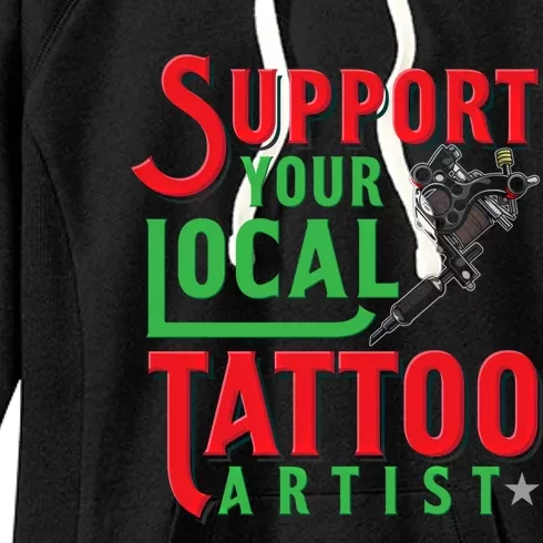 Tattoo Cute Gift For A Lover Of Ink And Tattoo Artist Gift Women's Fleece Hoodie